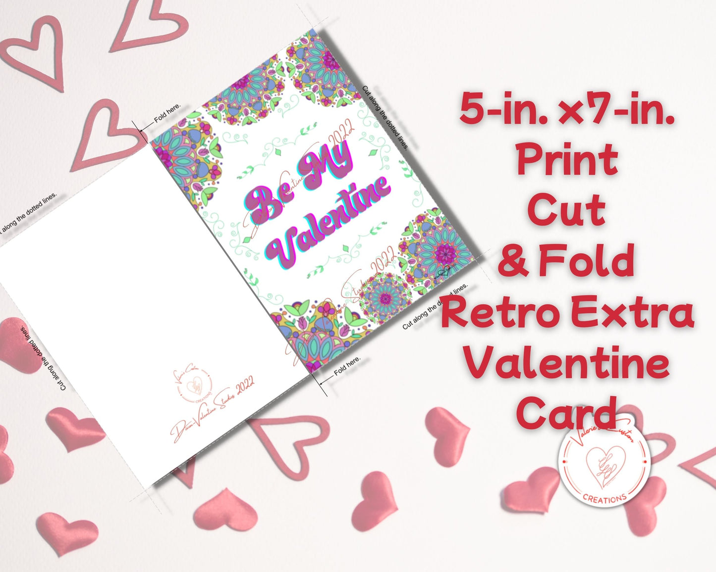 5-in. x 7-in. Print, Cut, & Fold Valentine's Day Cards