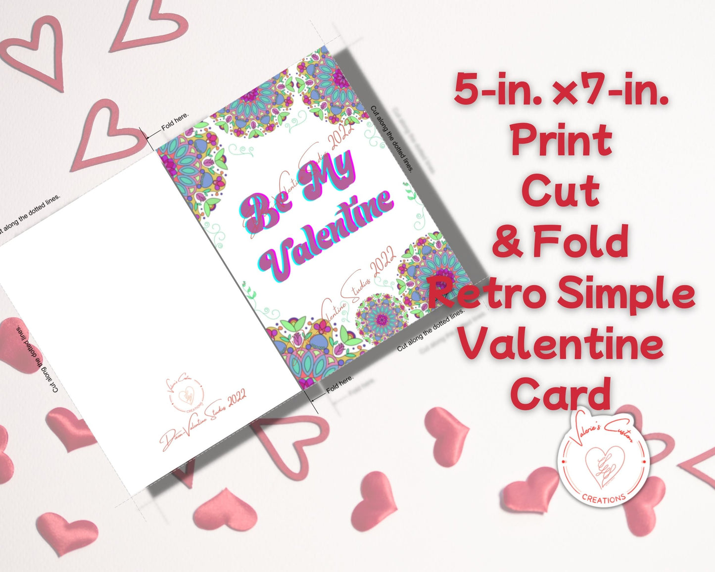 5-in. x 7-in. Print, Cut, & Fold Valentine's Day Cards