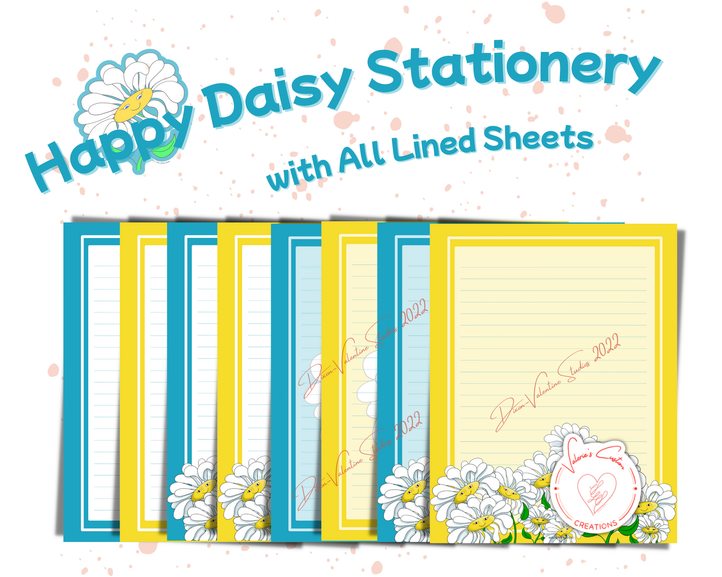 Happy Daisy Bundle All Lined