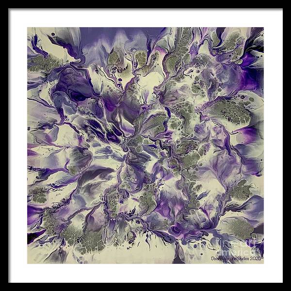 Amethyst Tree - Framed Print