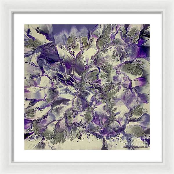 Amethyst Tree - Framed Print