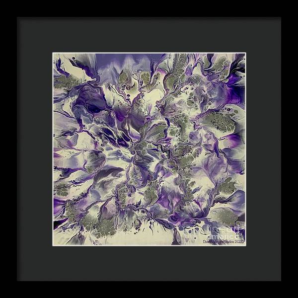 Amethyst Tree - Framed Print