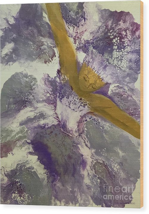 Ballet in Purple - Wood Print