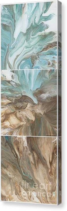 Beaches Triptych - Canvas Print
