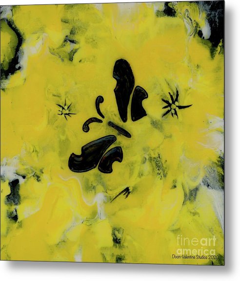 Black Butterfly - Metal Print