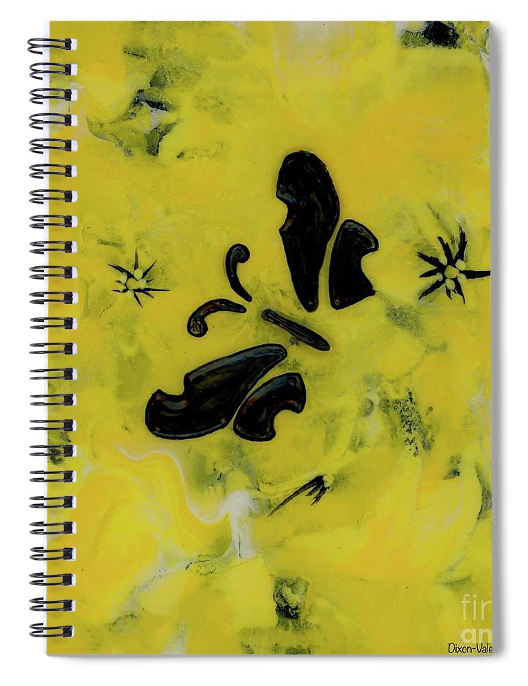 Black Butterfly - Spiral Notebook