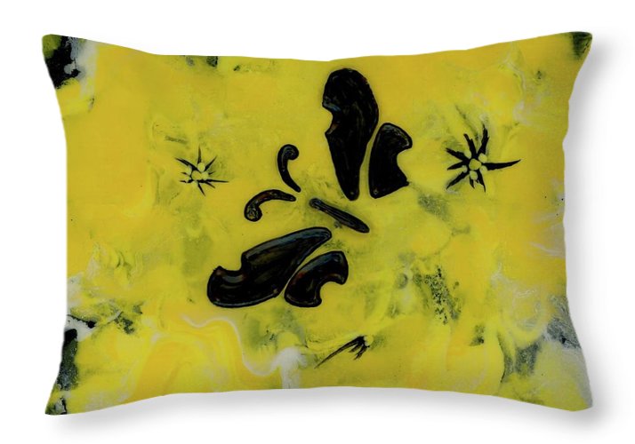 Black Butterfly - Throw Pillow