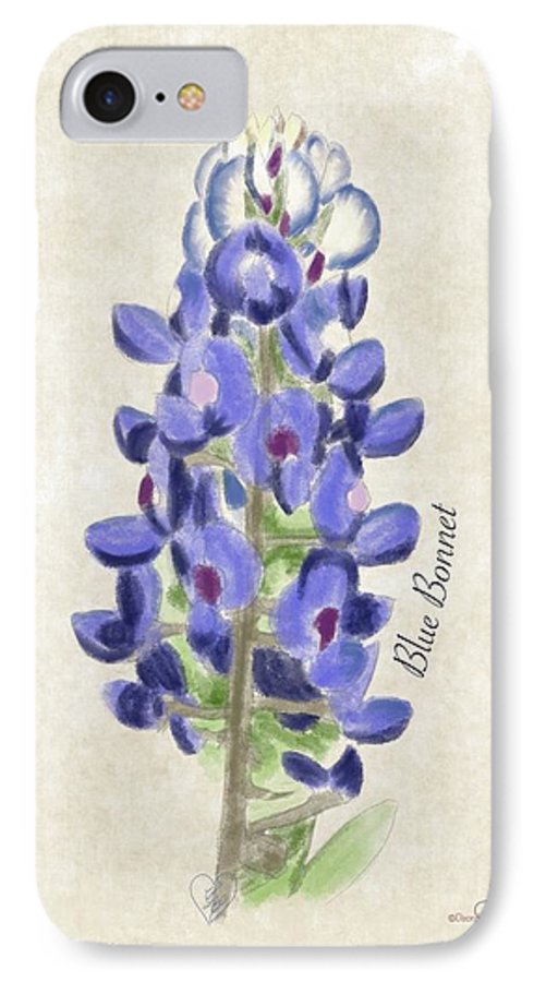 Blue Bonnet - Phone Case