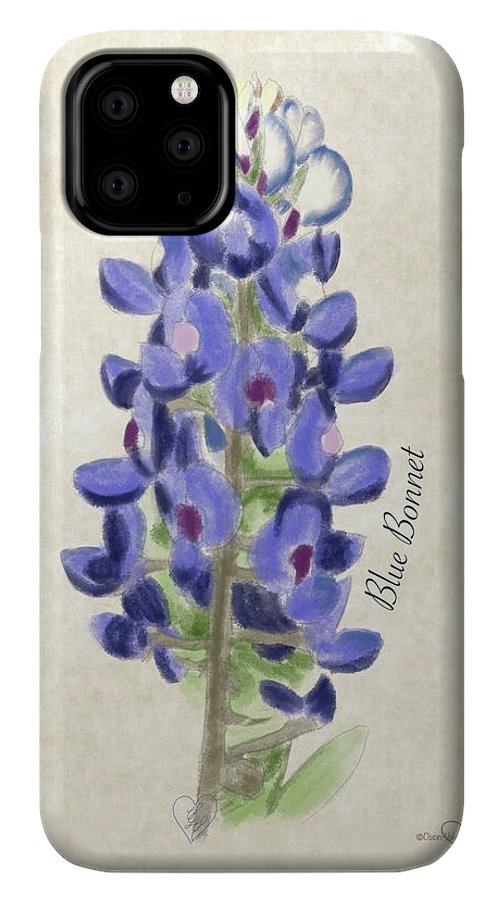 Blue Bonnet - Phone Case