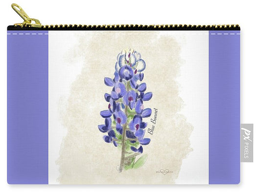 Blue Bonnet - Zip Pouch