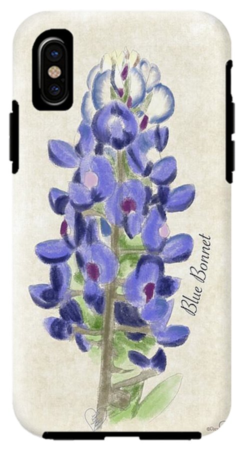 Blue Bonnet - Phone Case