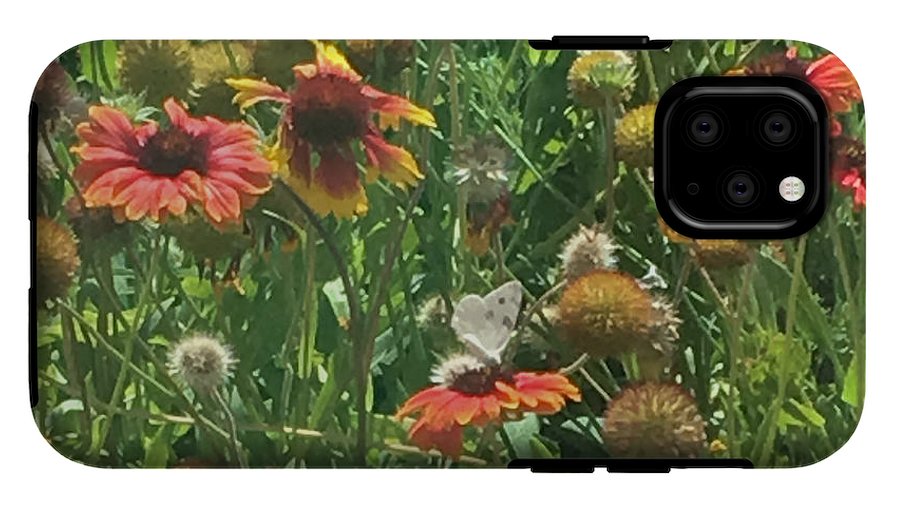 Butterfly on Gaillardia - Phone Case