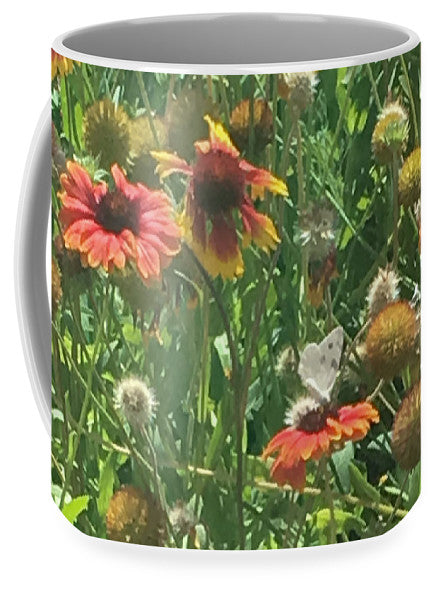 Butterfly on Gaillardia - Mug