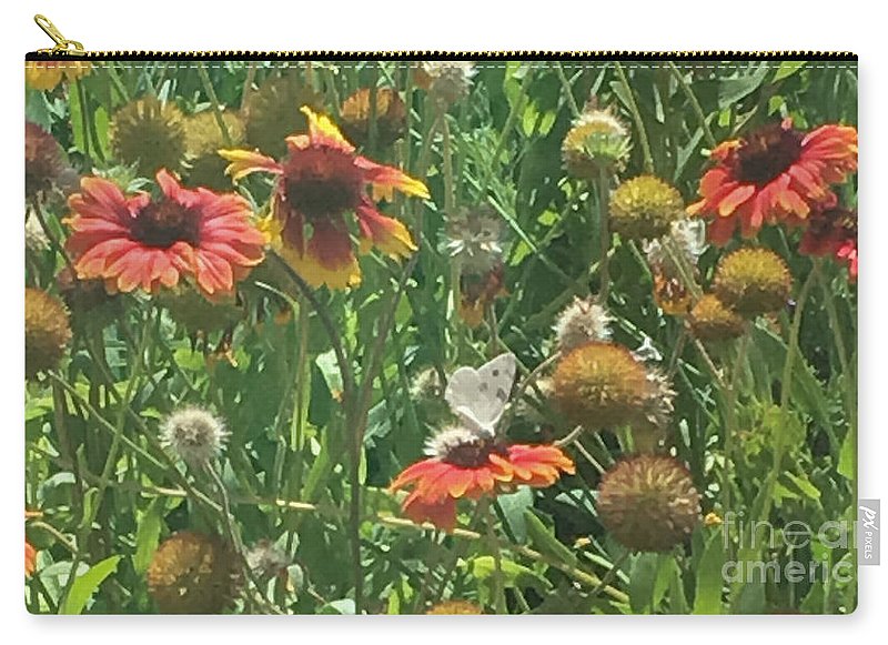 Butterfly on Gaillardia - Zip Pouch