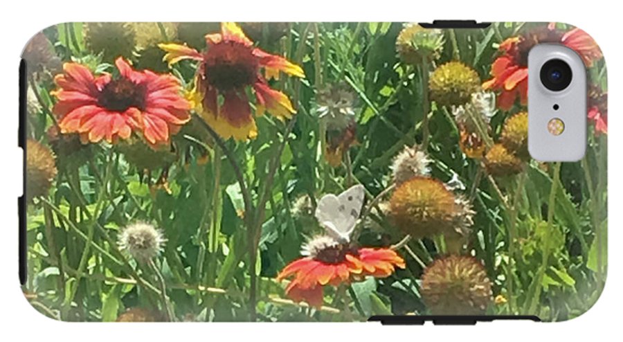 Butterfly on Gaillardia - Phone Case