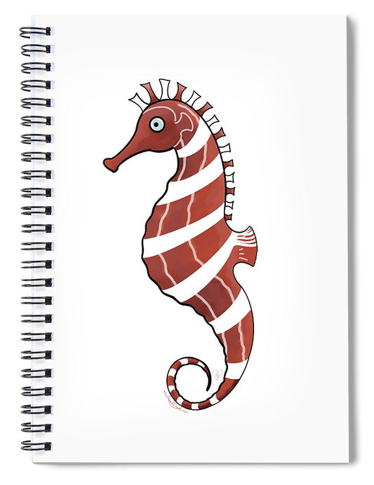 Candy the Seahorse  - Spiral Notebook