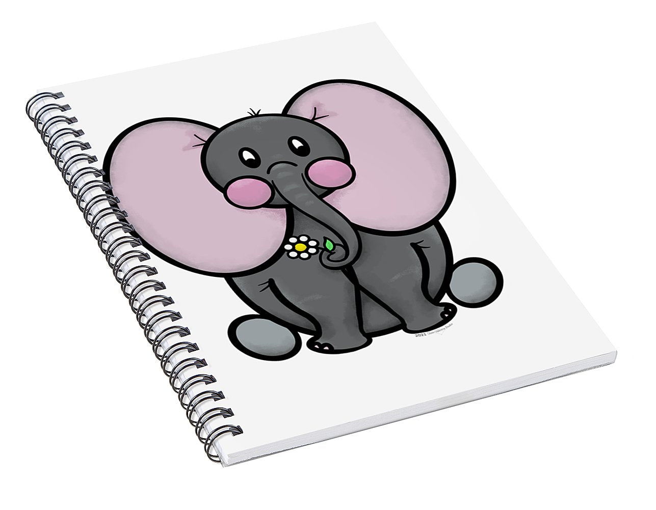 Elle-phant - Spiral Notebook