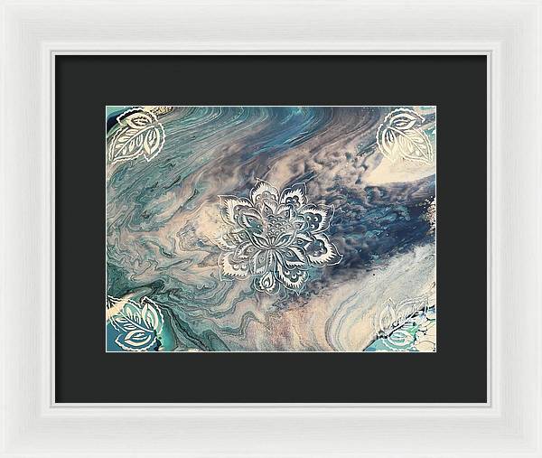 Ethereal Lotus - Framed Print