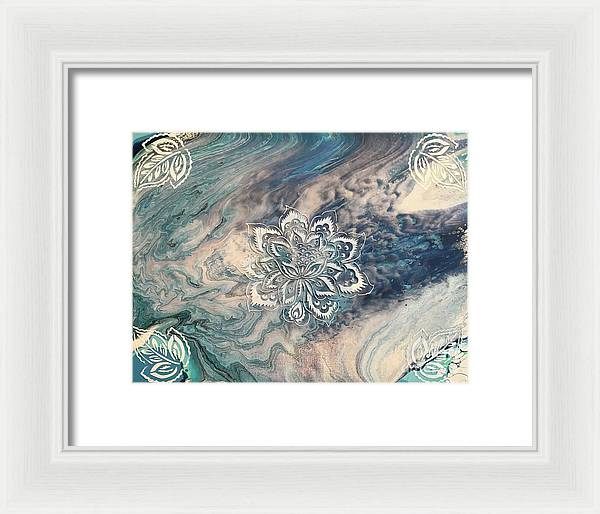 Ethereal Lotus - Framed Print