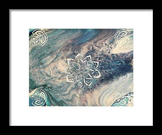 Ethereal Lotus - Framed Print