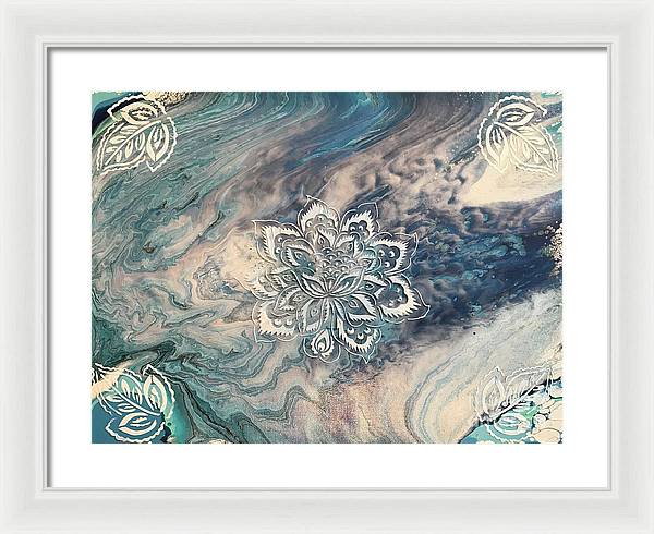 Ethereal Lotus - Framed Print