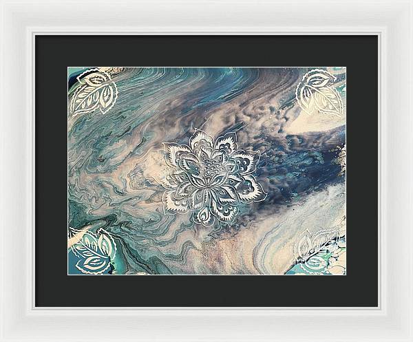 Ethereal Lotus - Framed Print