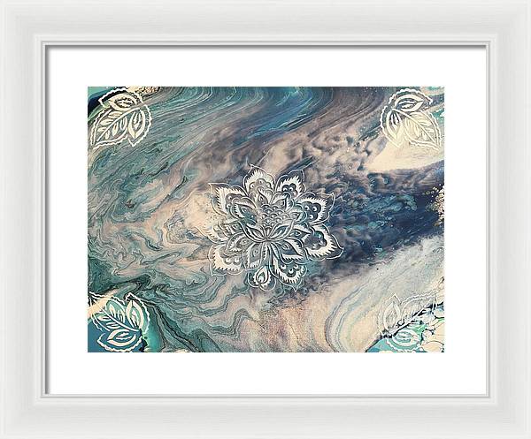 Ethereal Lotus - Framed Print