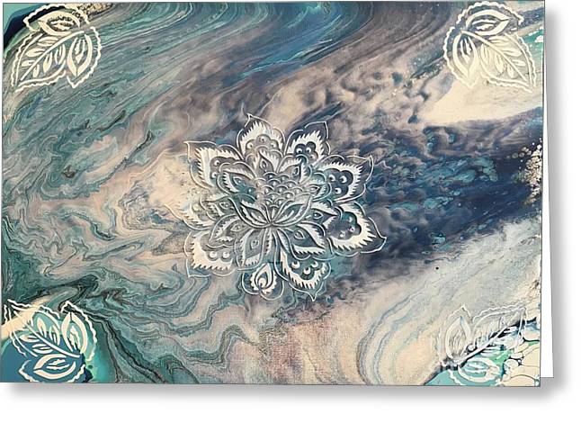 Ethereal Lotus - Greeting Card