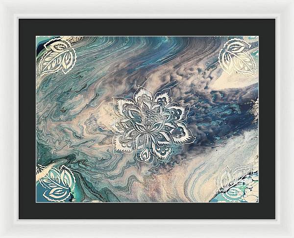 Ethereal Lotus - Framed Print