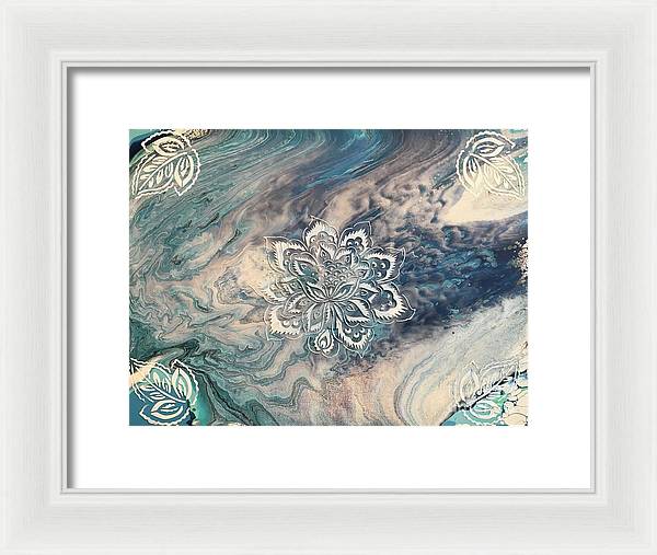 Ethereal Lotus - Framed Print