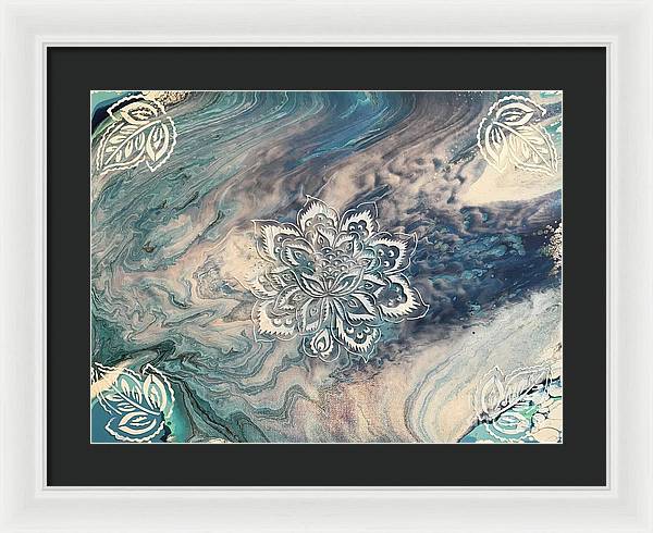 Ethereal Lotus - Framed Print