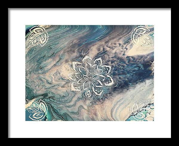 Ethereal Lotus - Framed Print