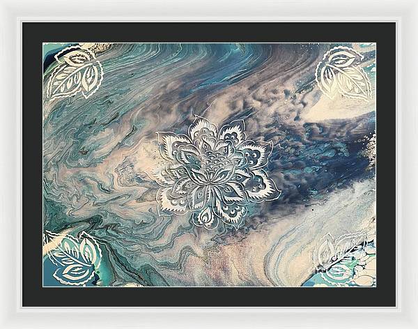 Ethereal Lotus - Framed Print