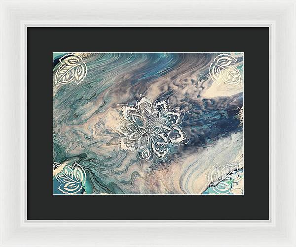 Ethereal Lotus - Framed Print