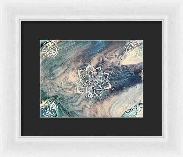 Ethereal Lotus - Framed Print