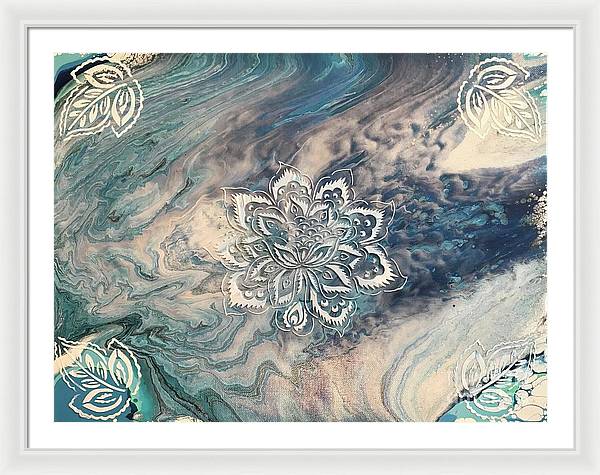 Ethereal Lotus - Framed Print