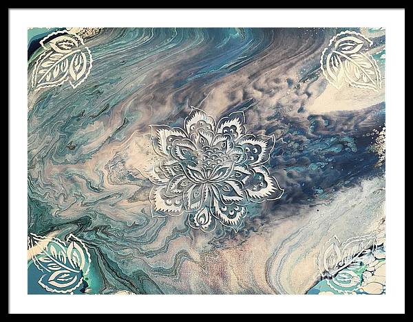 Ethereal Lotus - Framed Print