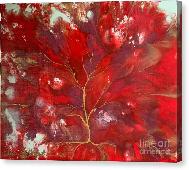 Fiery Tree of Life - Canvas Print