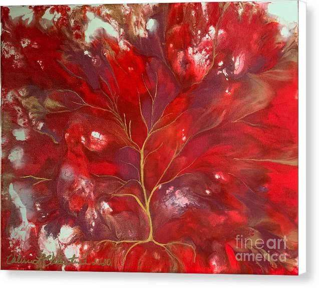 Fiery Tree of Life - Canvas Print