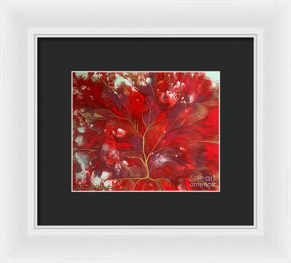 Fiery Tree of Life - Framed Print