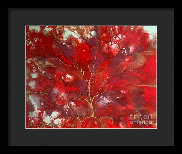 Fiery Tree of Life - Framed Print