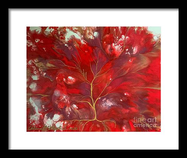 Fiery Tree of Life - Framed Print