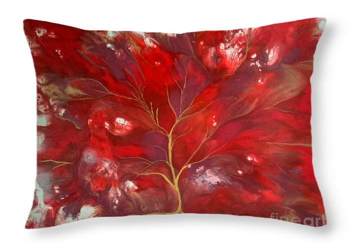 Fiery Tree of Life - Throw Pillow