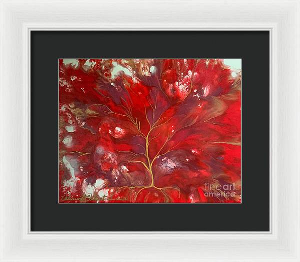 Fiery Tree of Life - Framed Print