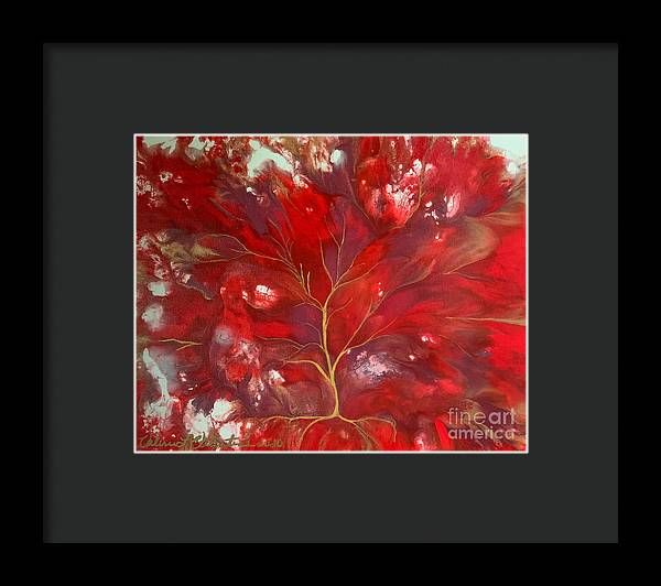 Fiery Tree of Life - Framed Print