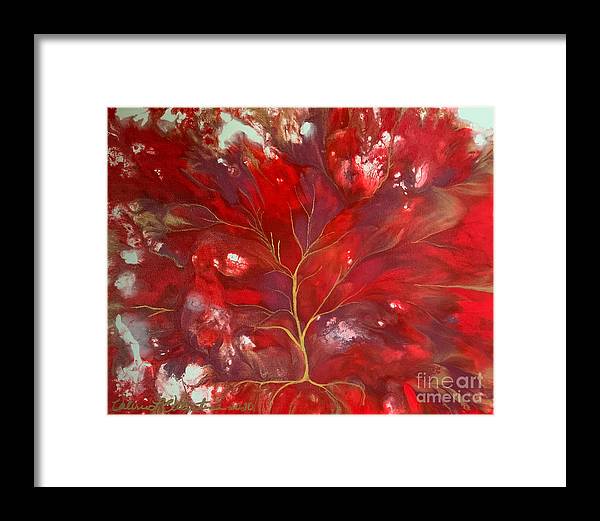 Fiery Tree of Life - Framed Print