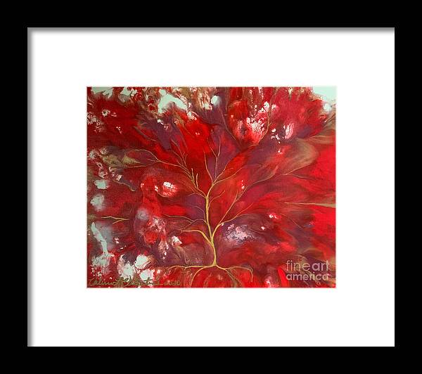 Fiery Tree of Life - Framed Print