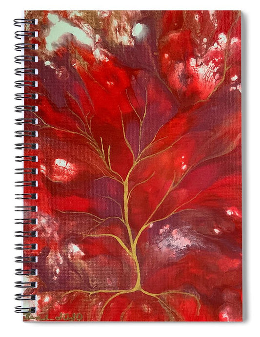 Fiery Tree of Life - Spiral Notebook