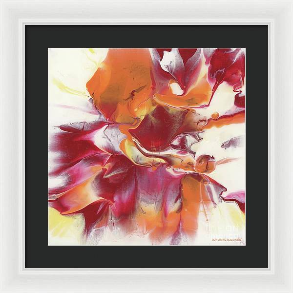 Fire Flower - Framed Print