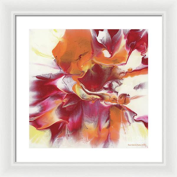 Fire Flower - Framed Print